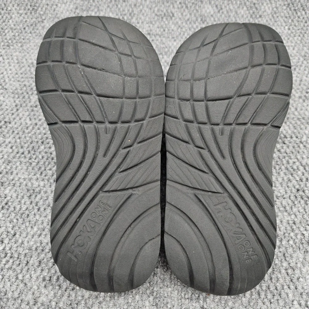 Hoka One One (Mens 8 Womens 10) Black Ora Recovery Slide Slip On Sandals Comfort